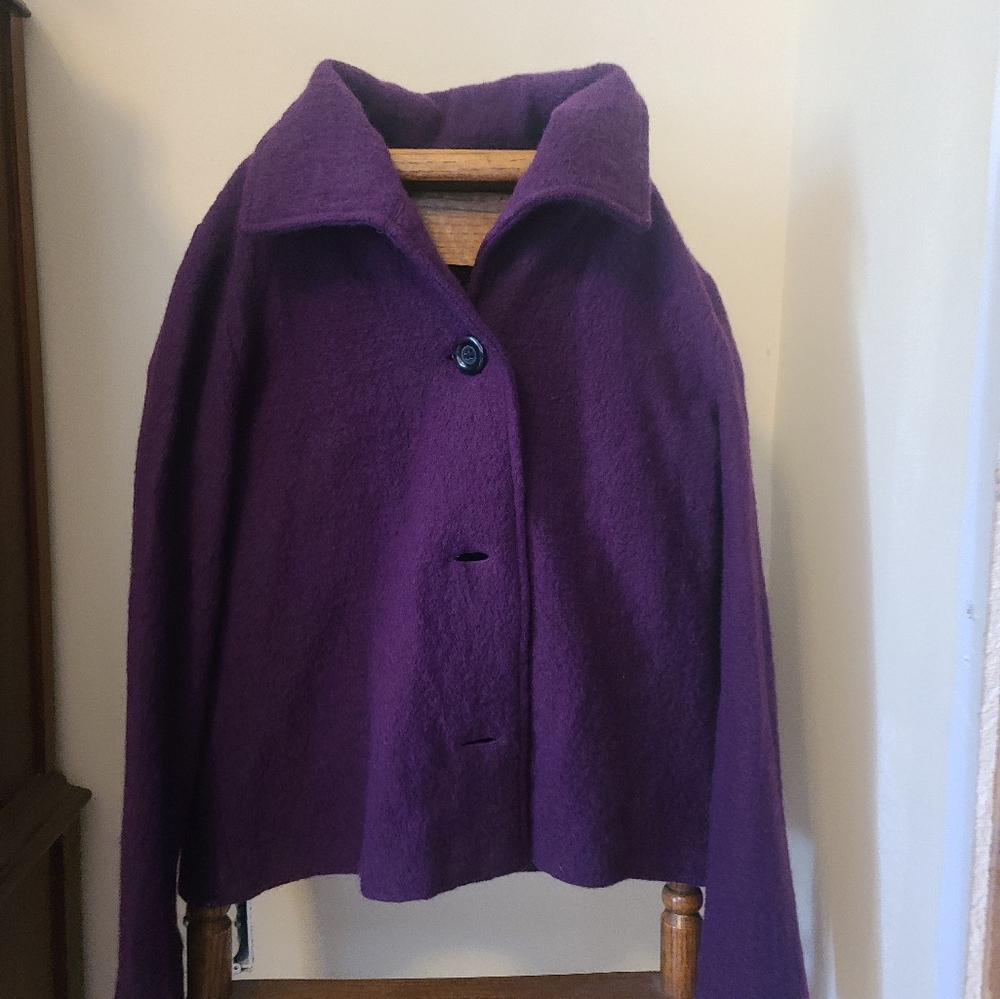 Vintage purple wool jacket